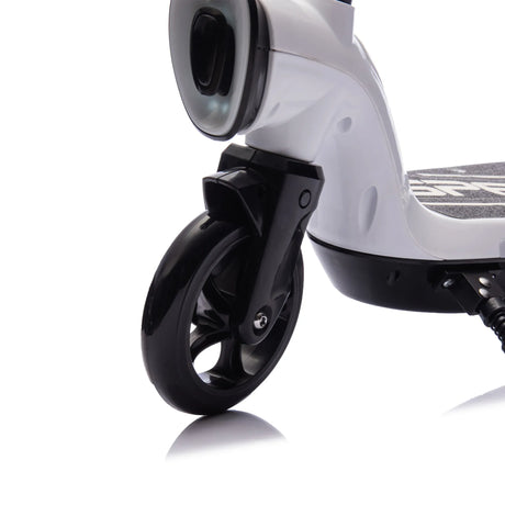 Kids Electric Scooter With Kickstand Bell Rear Brake And LED Lights - Omega Lifestyles