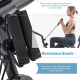 Folding Magnetic Resistance Adjustable Upright Recumbent Exercise Bike - Omega Lifestyles