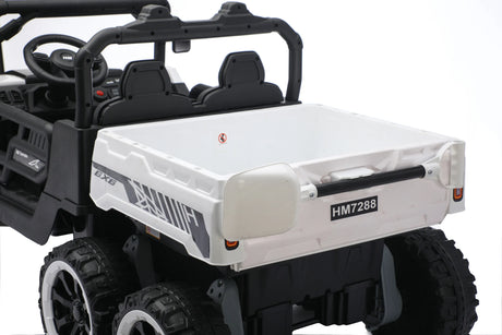 24V 2-Seater 4WD Electric Ride On Dump Truck with Remote - Omega Lifestyles