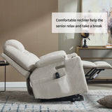 Power Lift Recliner Chair With Massage Lumbar Heat - Omega Lifestyles