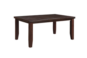 Cherry Finish Maple Veneer Rectangular Dining Table - Omega Lifestyles