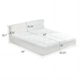 Queen Medium 15-Inch Cooling All-in-One Mattress Bed Frame - Omega Lifestyles