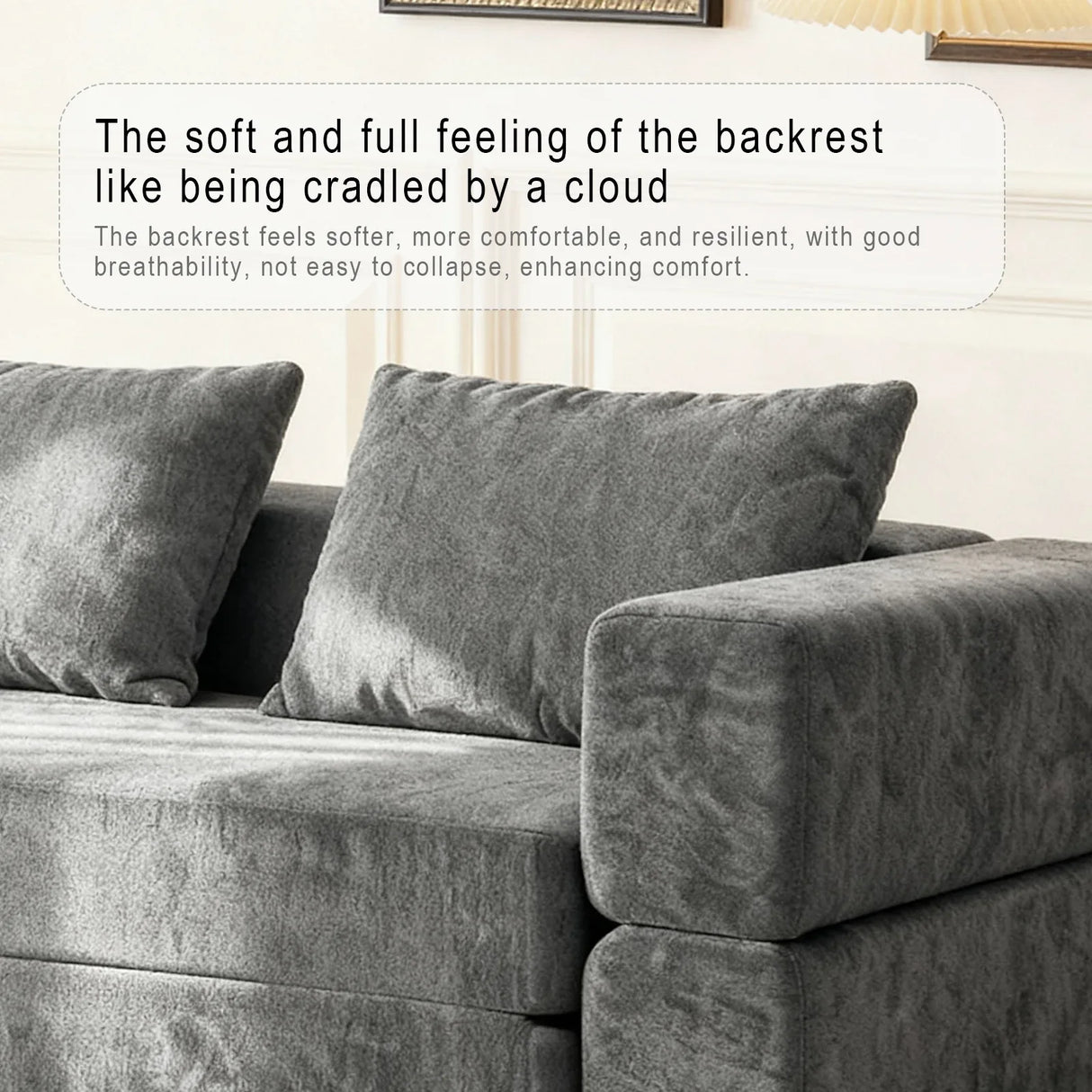 Memory Foam Convertible Sofa Bed With Chenille Upholstery - Omega Lifestyles