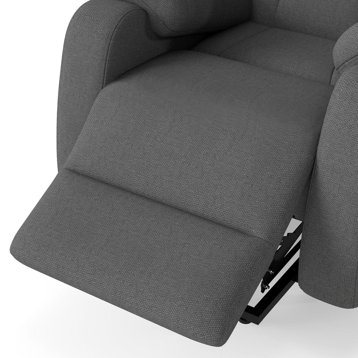 Power Lift Plush Snowflake Velvet Recliner Chair - Omega Lifestyles