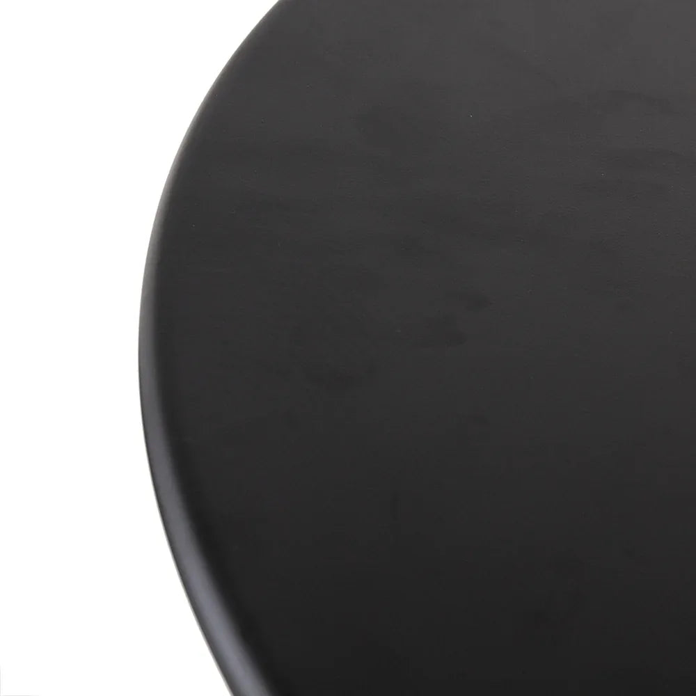 Industrial Black Iron Stowable Side Table With Seating Set - Omega Lifestyles