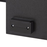 Classic Black TV Stand With RGB LED Lighting - Omega Lifestyles