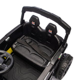 24V Kids Remote Control Black Ride On UTV - Omega Lifestyles