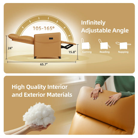 Brown Electric Power Lift Recliner Chair With Footrest - Omega Lifestyles