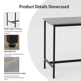 Bar Table Set With 4 PU Upholstered Soft Seat Stools - Omega Lifestyles