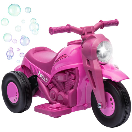3-Wheeled 6V Toddler Electric Motorcycle With Bubbles Music - Omega Lifestyles