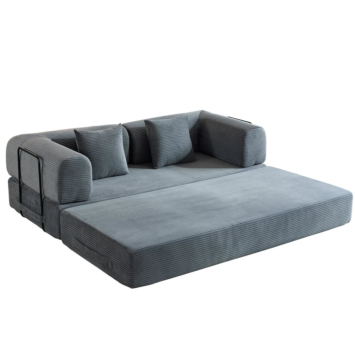 Convertible Corduroy 4-in-1 Folding Sleeper Sofa Bed - Omega Lifestyles