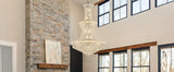 32-Inch French Empire Crystal Chandelier With 27 LED Lights - Omega Lifestyles