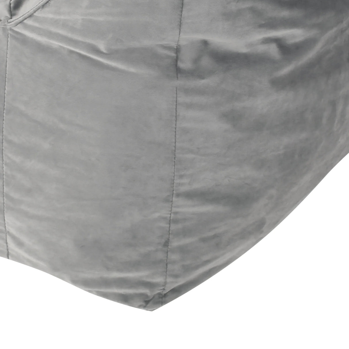 Velvet Foam Filled Cozy Bean Bag Chair With Armrests - Omega Lifestyles