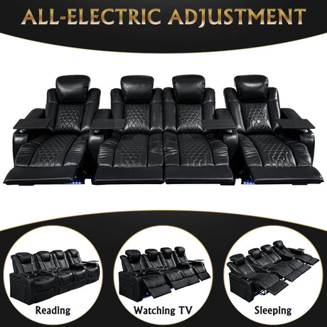 Ultra-Plush Top-Grain Nappa Genuine Leather Massage Chair - Omega Lifestyles