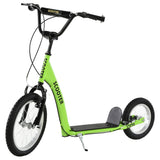 Youth Adjustable Handlebar Kick Scooter With Inflatable Wheels - Omega Lifestyles