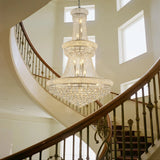 32-Inch French Empire Crystal Chandelier With 27 LED Lights - Omega Lifestyles