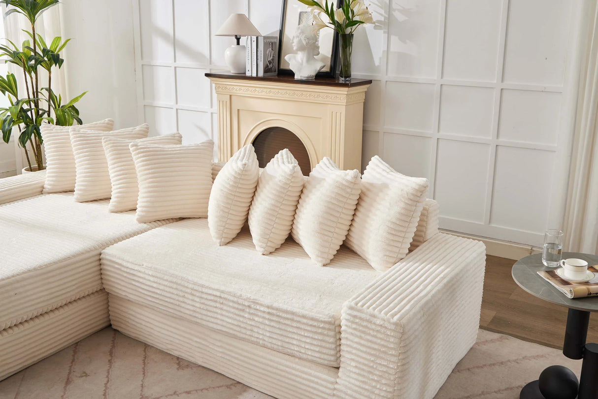 Convertible Corduroy Foldable Floor Sofa Bed - Omega Lifestyles