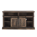 Antique Brown Mid Century Media Console TV Stand - Sleep Galleria