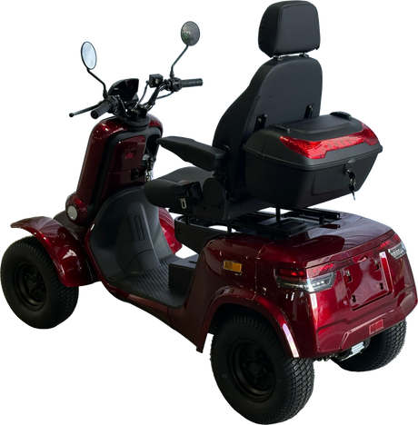Heavy Duty 4-Wheel Mobility Scooter With Dual-Brake System - Omega Lifestyles