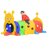 Colorful Kids Caterpillar Tunnel Play Structure Toy - Omega Lifestyles