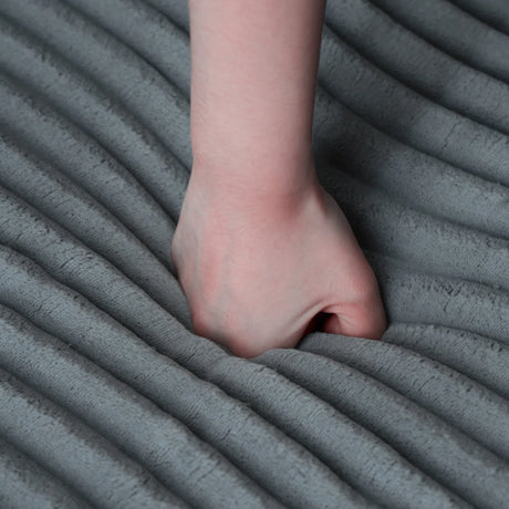 Modular Plush Corduroy Sectional Sofa With Chaise - Omega Lifestyles