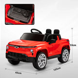 12V Licensed Chevrolet Silverado Kids Electric Ride-On Car - Omega Lifestyles