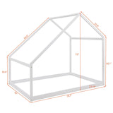 Full Size Solid Wood White House Bed Frame - Omega Lifestyles