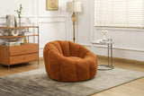 Plush Teddy Foam Bean Bag Chair With Armrests - Omega Lifestyles