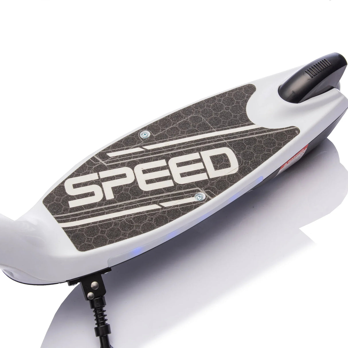 Kids Electric Scooter With Kickstand Bell Rear Brake And LED Lights - Omega Lifestyles