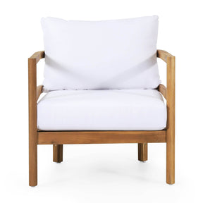 Outdoor Acacia Wood Deep Seating Patio Club Chair - Omega Lifestyles