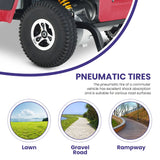 Heavy Duty Red Mobility Scooter With Luxury Seat - Omega Lifestyles