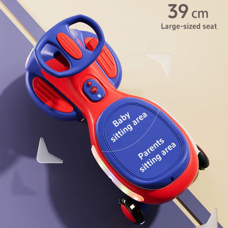 Kids Electric Wiggle Car Rechargeable Battery Pedal Toy - Omega Lifestyles