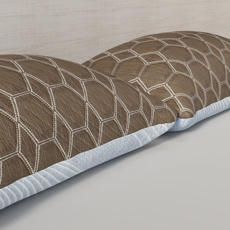 Cooling Adjustable Loft Standard Queen Polyester Pillow - Omega Lifestyles