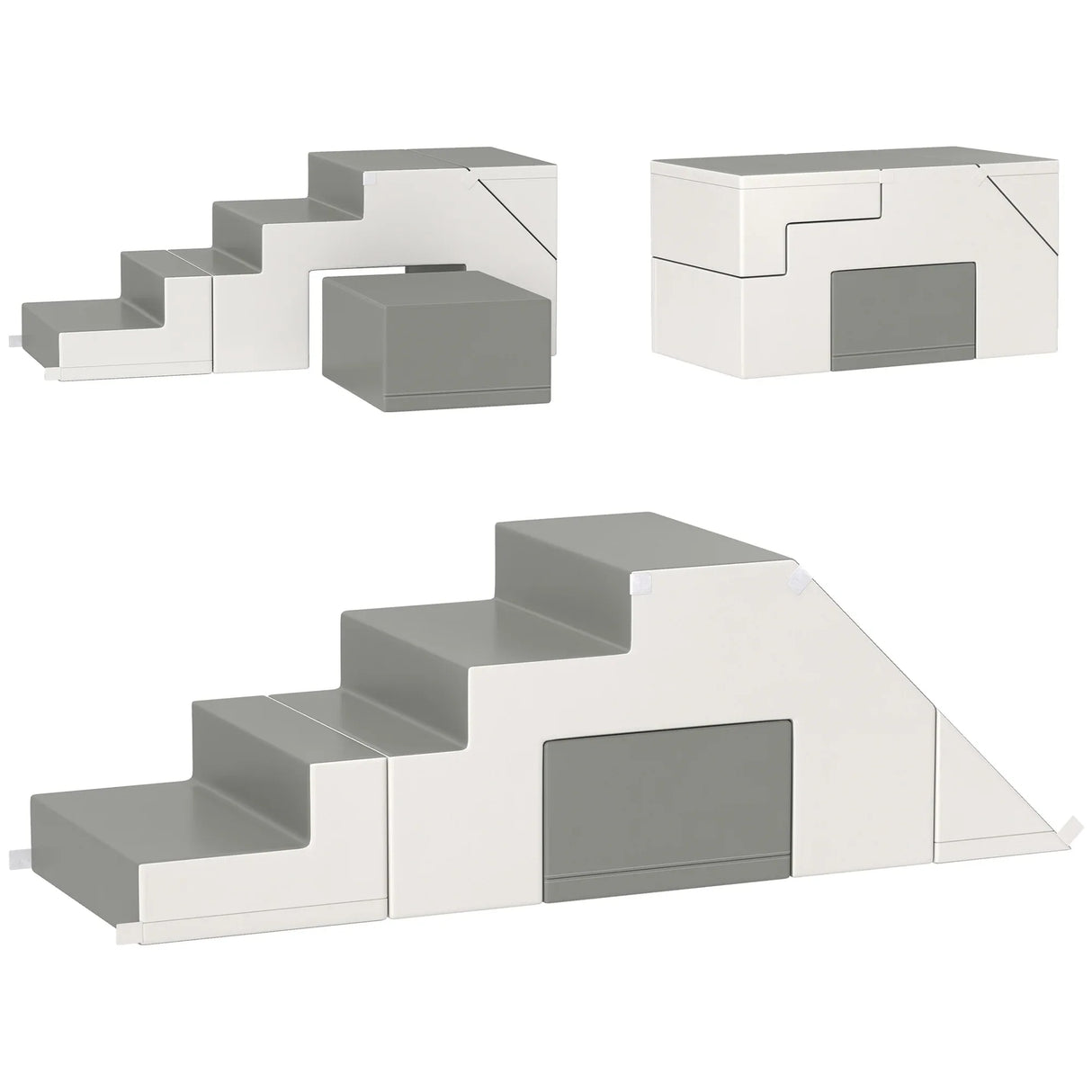 2-Piece Soft Foam Kids Climbing Play Set - Omega Lifestyles