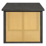 7-Piece Farmhouse Dining Table Set With Rattan Chairs - Omega Lifestyles