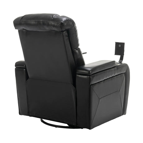 Power Reclining PU Leather Home Theater Recliner Chair - Omega Lifestyles