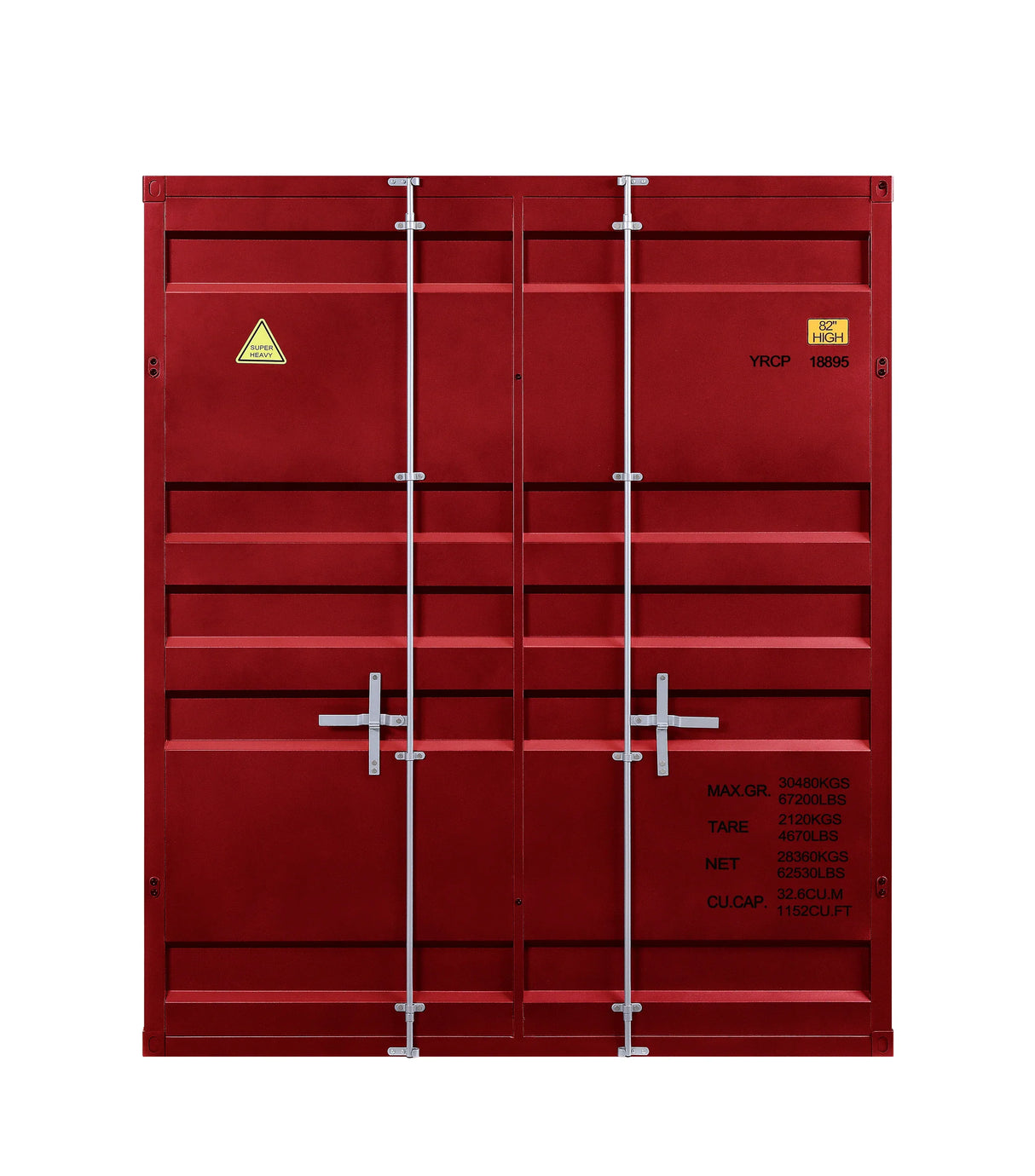 Metal Cargo Style Full Over Full Bunk Bed With Ladder - Omega Lifestyles