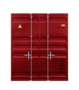 Metal Cargo Style Full Over Full Bunk Bed With Ladder - Omega Lifestyles