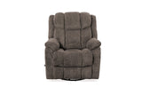 Soft Chenille Manual Swivel Recliner With Heavy Duty Foam - Omega Lifestyles
