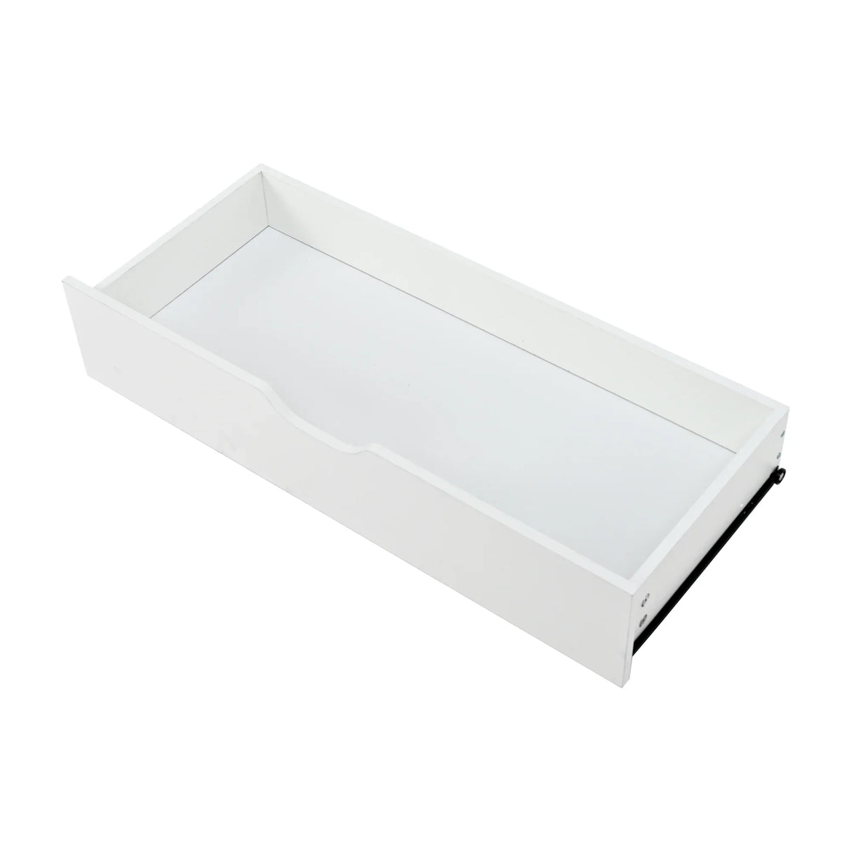 Modern Curved Design Kitchen Pantry Cabinet With Drawer - Omega Lifestyles