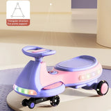 12V Kids Electric Ride-On Wiggle Car With Bluetooth Lights - Omega Lifestyles