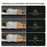 Full Medium 10-Inch Cooling Gel Memory Foam Mattress - Omega Lifestyles