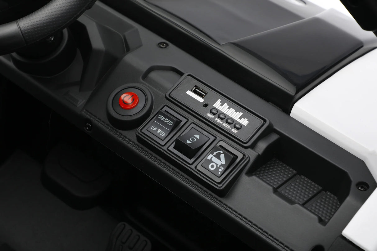 24V 2-Seater 4WD Electric Ride On Dump Truck with Remote - Omega Lifestyles