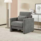 Mid-Century Modern Chenille Upholstered Accent Chair - Omega Lifestyles