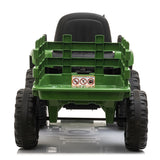 12V Battery Powered Kids Ride-On Tractor With Trailer - Omega Lifestyles