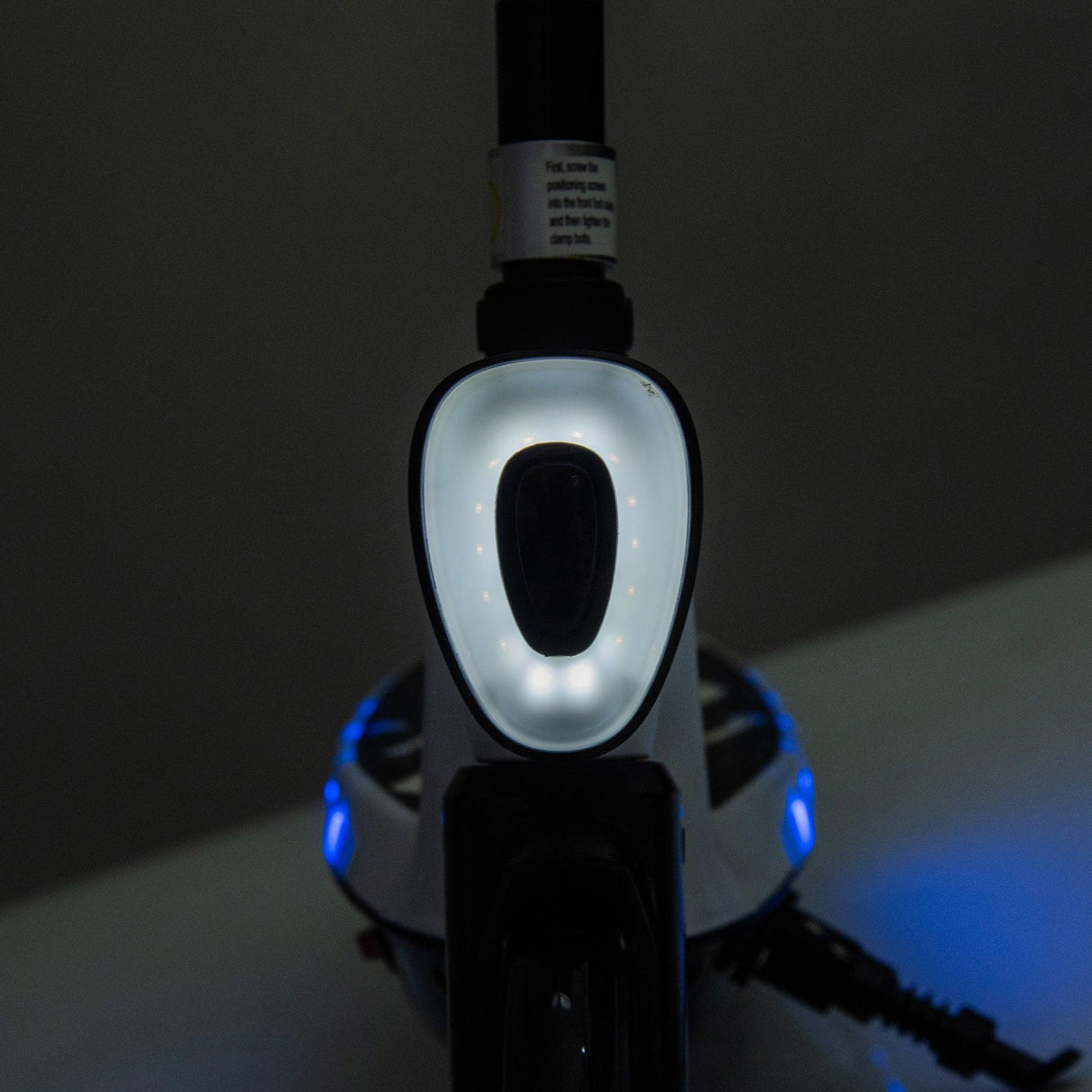 Kids Electric Scooter With Kickstand Bell Rear Brake And LED Lights - Omega Lifestyles