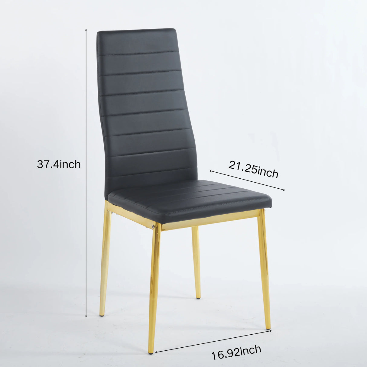 5-Piece Mid-Century Glass Top Metal Leg Dining Set - Omega Lifestyles