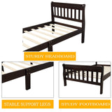 Twin Solid Wood Sleigh Platform Bed Frame With Headboard - Omega Lifestyles