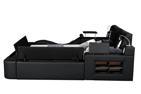 Remote-Controlled Massage Chaise Lounge Bed Frame - Omega Lifestyles