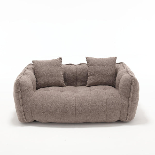 Chenille High Resilience Foam Cozy Bean Bag Chair - Omega Lifestyles